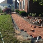 Brick Pathway Outside A House