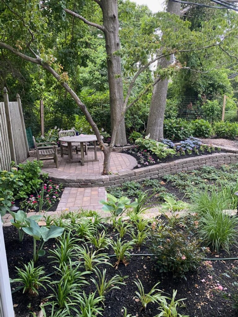 Landscaping Of A Garden